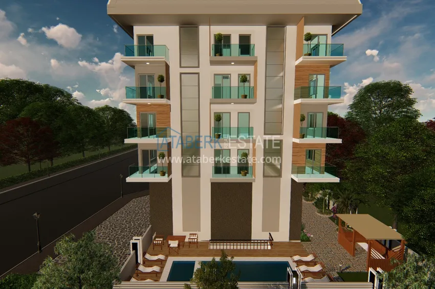 Квартира в строящемся бутик-комплексе от инвестора – Каргыджак, Алания 9 