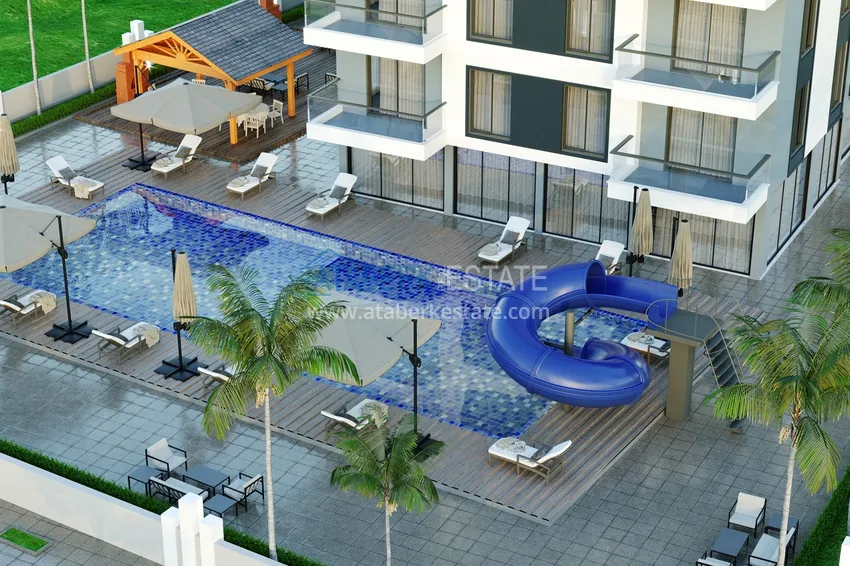 Перспективный инвестиционный проект жилого комплекса на этапе строительства в Газипаше - Алания 11 