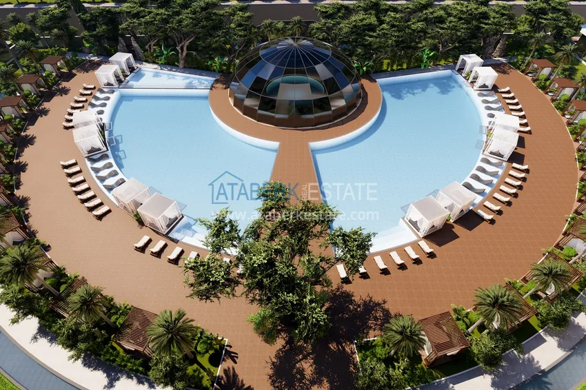 Жилой комплексе отельного типа на этапе строительства в Анталии – Алтынташ! Квартиры напрямую от надежного застройщика 11