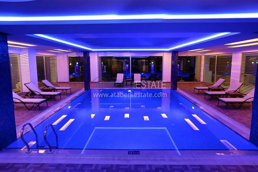 Квартира с двумя спальнями, мебелью, видом на море и горы – Тосмур, Алания 11