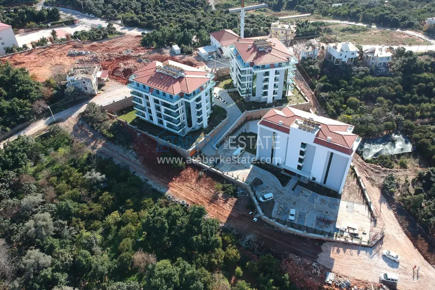 Квартира в Оба с отдельной кухней и видом на горы в комфортабельном комплексе 9 