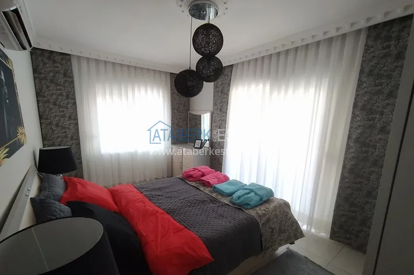 Приобрести Квартира с мебелью и застекленным балконом в районе Оба - Алания 13 