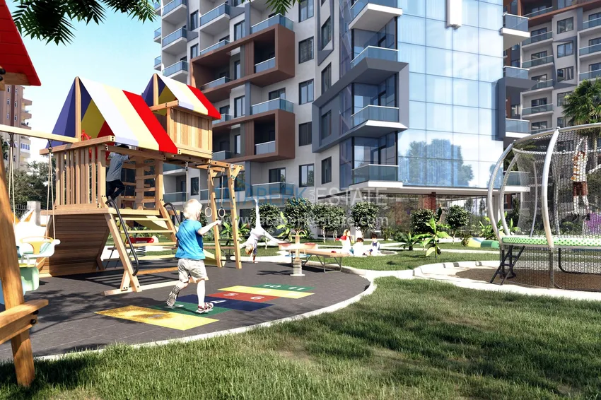 Квартиры от инвестора в строящемся жилом комплексе - Махмутлар, Алания 12 