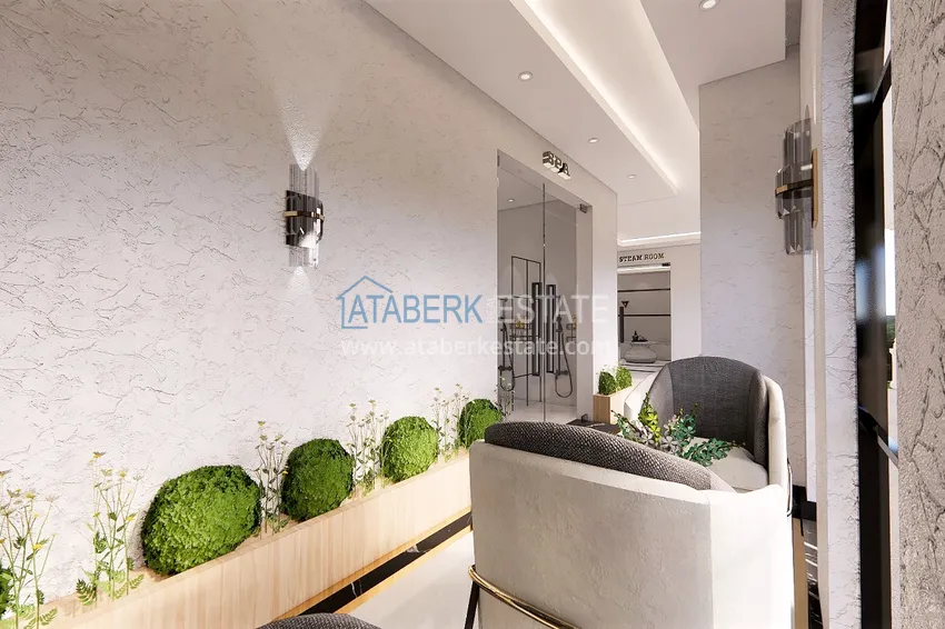 Новый проект элитной резиденции с отельной инфраструктурой Алания - Авсаллар 33 