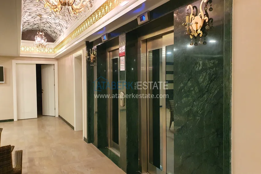 Квартира Алания, Махмутлар меблированная с видом на море и горы 13 