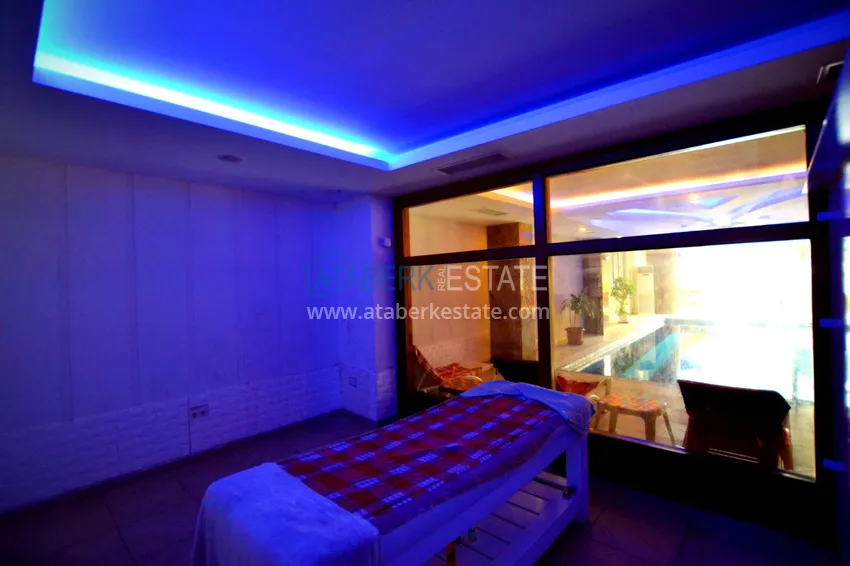 Аренда квартиры 1+1 в Махмутларе в комплексе на первой береговой линии B26 16 