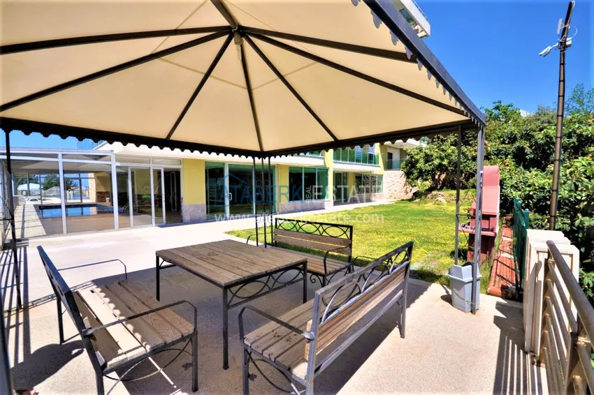 Апартаменты 1+1 с мебелью и видом на горы в районе Кестель, Алания 13 