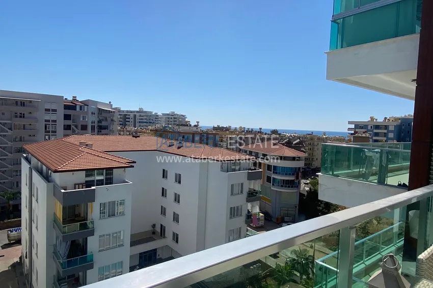 Приобрести Квартира с двумя спальнями, мебелью, видом на море и горы – Тосмур, Алания 12