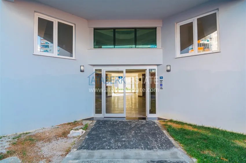 Квартира в Махмутларе с мебелью и застеклённым балконом в молодом современном комплексе 16 