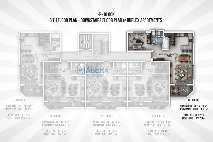 Купить дешево Квартиры в жилом комплексе в Окурджаларе, Алания 14