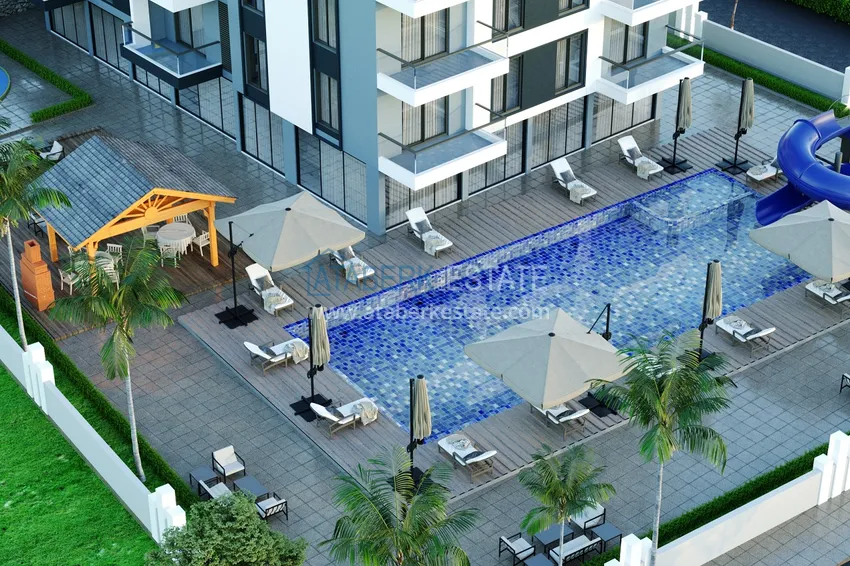 Перспективный инвестиционный проект жилого комплекса на этапе строительства в Газипаше - Алания 13 