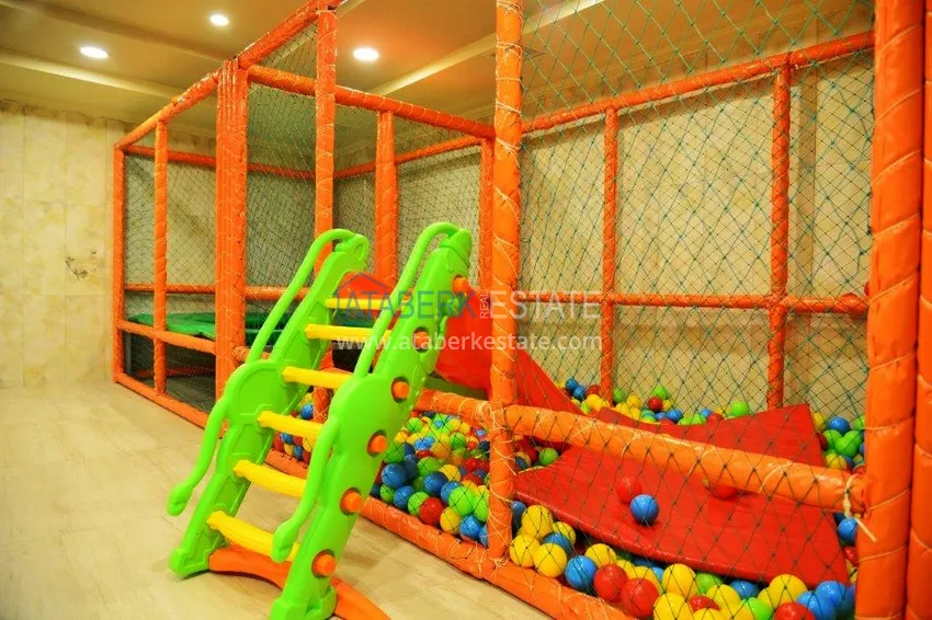 Квартира Алания, Махмутлар меблированная с видом на море и горы 14 