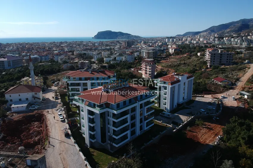 Квартира в Оба с отдельной кухней и видом на горы в комфортабельном комплексе 11 