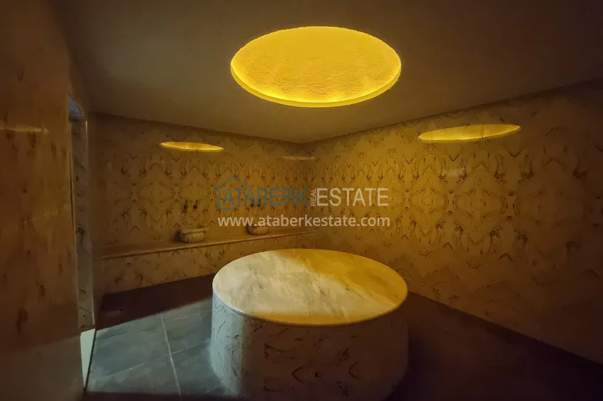 Пентхаус-дуплекс в Махмутларе с мебелью в элитном комплексе  13 