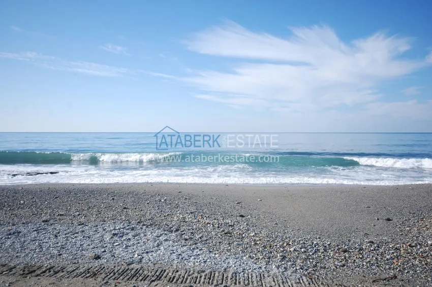 Квартира с мебелью в уютном комплексе на 1 береговой линии в Кестеле 14 