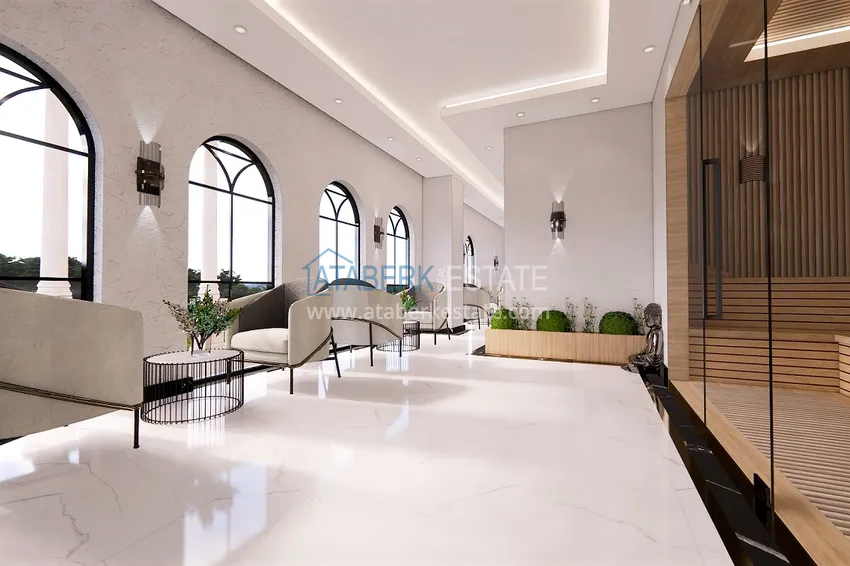 Новый проект элитной резиденции с отельной инфраструктурой Алания - Авсаллар 35 