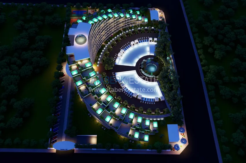 Жилой комплексе отельного типа на этапе строительства в Анталии – Алтынташ! Квартиры напрямую от надежного застройщика 14