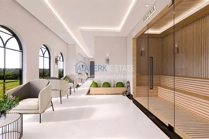 Новый проект элитной резиденции с отельной инфраструктурой Алания - Авсаллар 36 