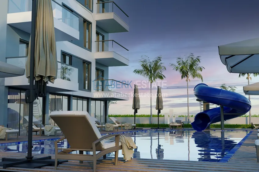 Перспективный инвестиционный проект жилого комплекса на этапе строительства в Газипаше - Алания 15 