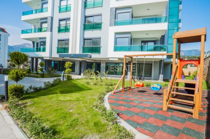 Квартира в Оба с отдельной кухней и видом на горы в комфортабельном комплексе 13 