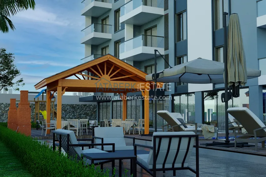 Перспективный инвестиционный проект жилого комплекса на этапе строительства в Газипаше - Алания 16 