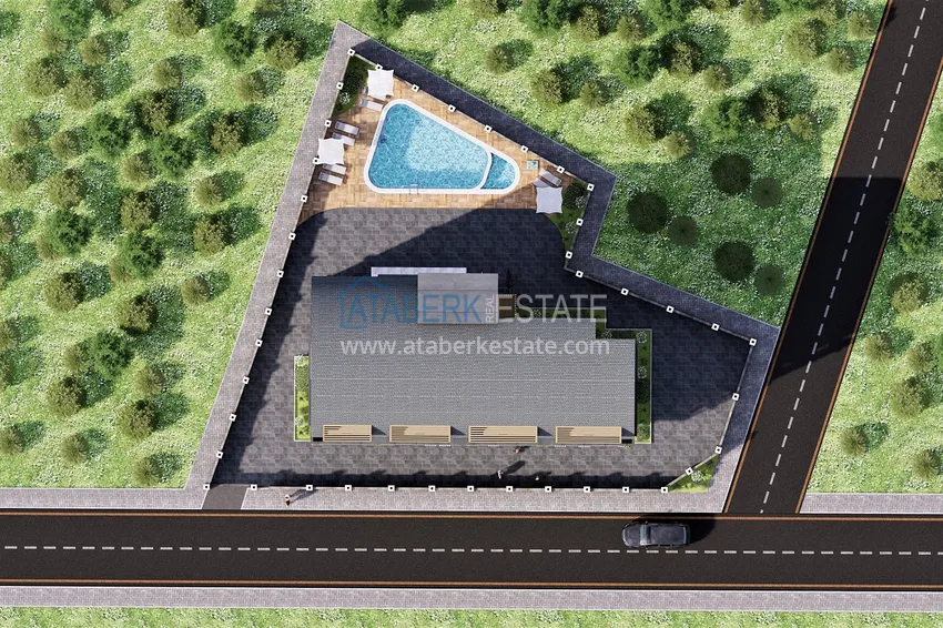 Новый проект жилого комплекса с инфраструктурой – Алания, Газипаша 17 