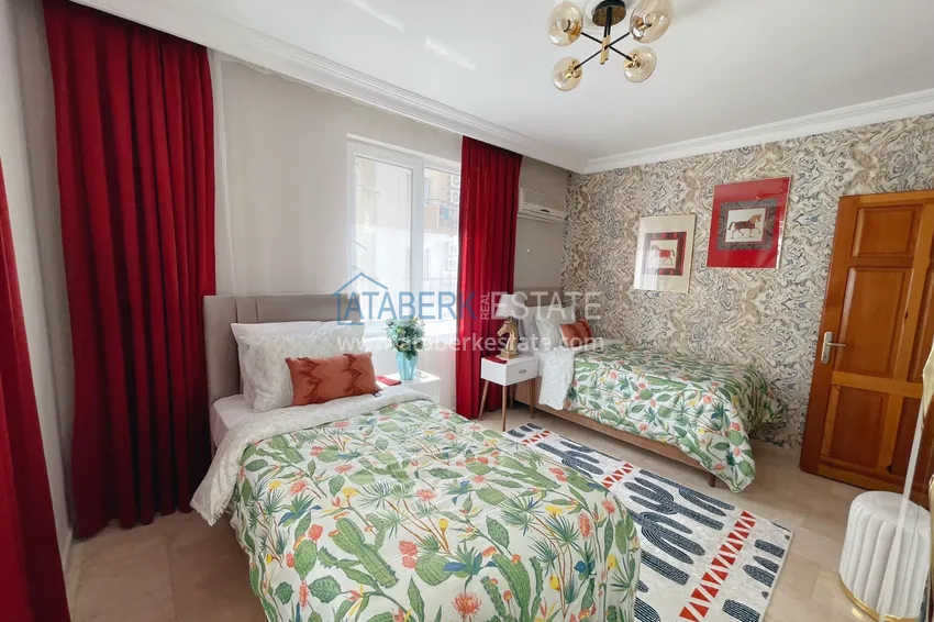 Приобрести Квартира с 2 спальнями и новой мебелью в жилом комплексе на берегу горной реки – район Оба 16