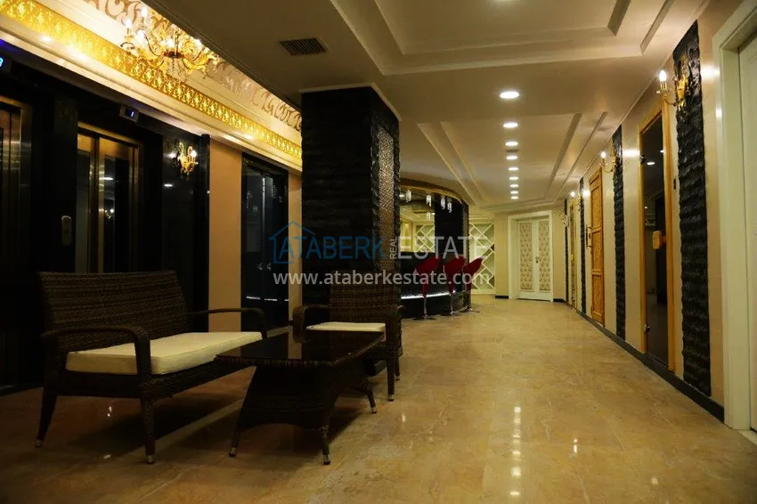 Квартира Алания, Махмутлар меблированная с видом на море и горы 18 