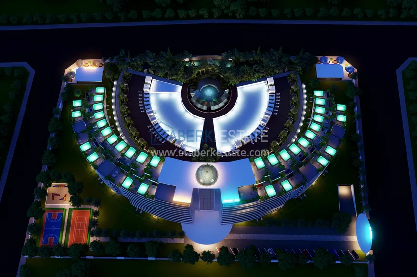 Жилой комплексе отельного типа на этапе строительства в Анталии – Алтынташ! Квартиры напрямую от надежного застройщика 17