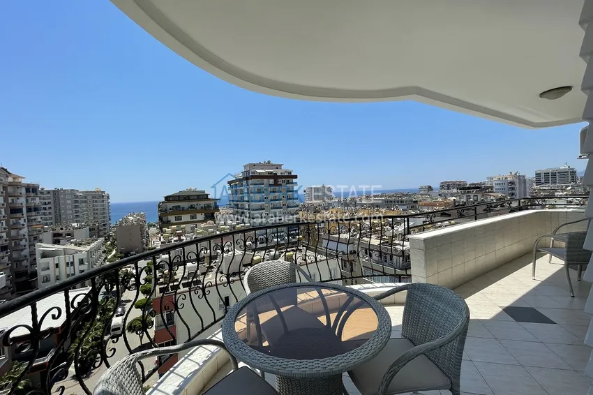 Квартира 2+1 с новой мебелью и видом на море в уютном комплексе - Махмутлар 1