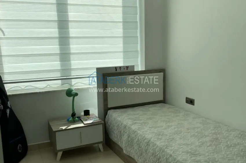 Приобрести Квартира с двумя спальнями, мебелью, видом на море и горы – Тосмур, Алания 17