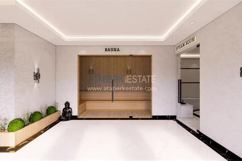 Новый проект элитной резиденции с отельной инфраструктурой Алания - Авсаллар 38 