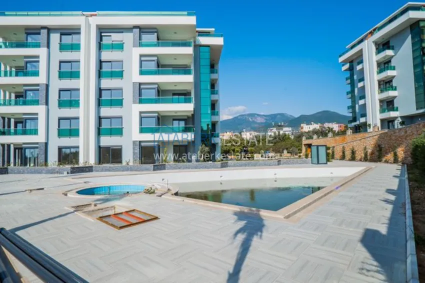 Квартира в Оба с отдельной кухней и видом на горы в комфортабельном комплексе 16 