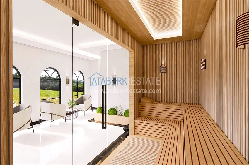 Новый проект элитной резиденции с отельной инфраструктурой Алания - Авсаллар 39 