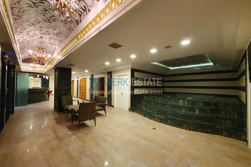 Квартира Алания, Махмутлар меблированная с видом на море и горы 20 