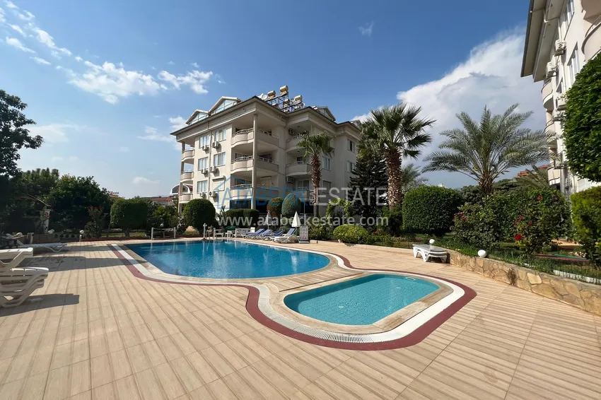 Квартира 2+1 в районе Оба с мебелью в комплексе европейского типа 1 