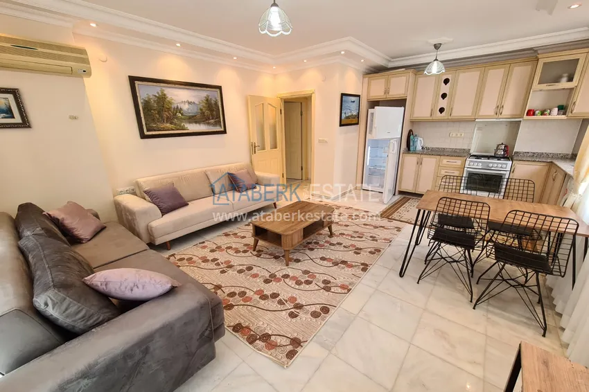 Уютная меблированная трехкомнатная квартира в районе Оба - Алания 1 