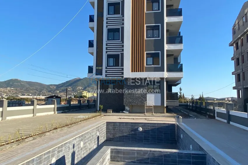 Совершенно новая трехкомнатная квартира с видом на горы в Алании - Газипаша 2 