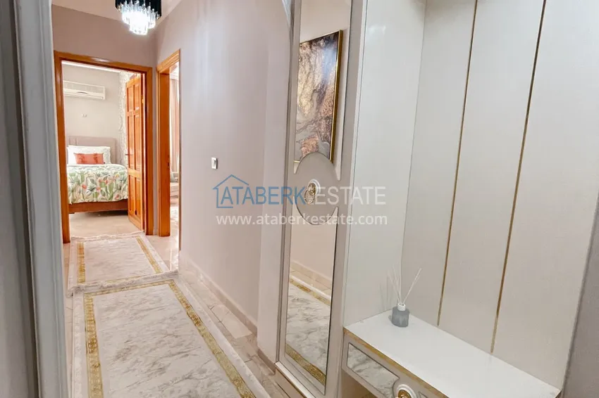 Приобрести Квартира с 2 спальнями и новой мебелью в жилом комплексе на берегу горной реки – район Оба 1