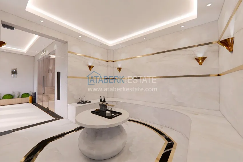 Новый проект элитной резиденции с отельной инфраструктурой Алания - Авсаллар 44 