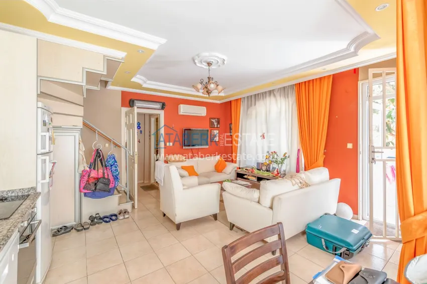 Приобрести Дуплекс в центре Алании – район пляжа Клеопатра, всего в 300 метрах от моря 1 