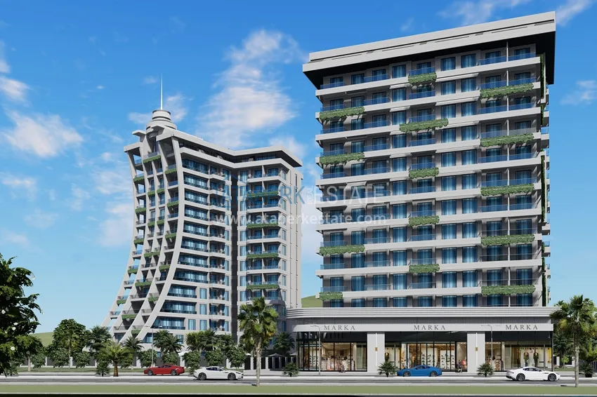 Двухкомнатные квартиры от инвестора с рассрочкой под 0% в строящемся комплексе - Махмутлар 2 