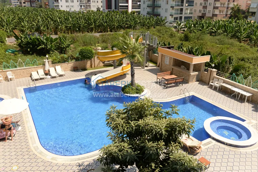 Квартира Алания, Махмутлар меблированная с видом на море и горы 2 