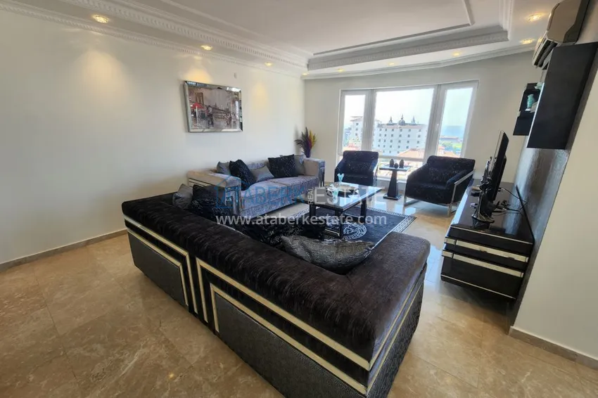 Приобрести Огромный пятикомнатный пентхаус с мебелью и видом на море – район Оба 10