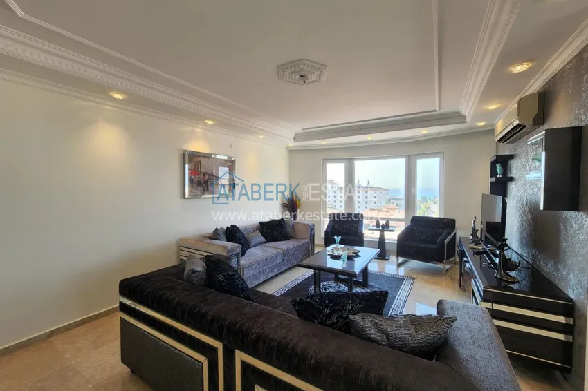 Приобрести Огромный пятикомнатный пентхаус с мебелью и видом на море – район Оба 12