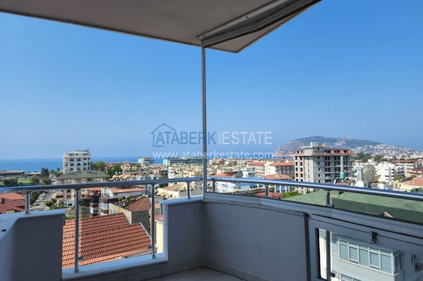 Приобрести Огромный пятикомнатный пентхаус с мебелью и видом на море – район Оба 19