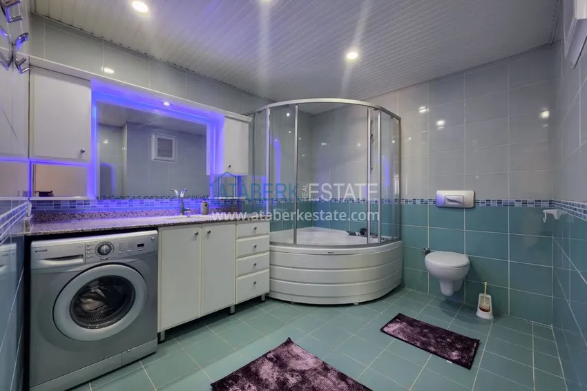 Приобрести Огромный пятикомнатный пентхаус с мебелью и видом на море – район Оба 32