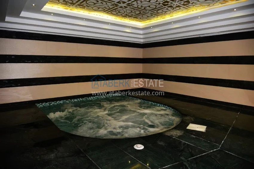 Квартира Алания, Махмутлар меблированная с видом на море и горы 22 