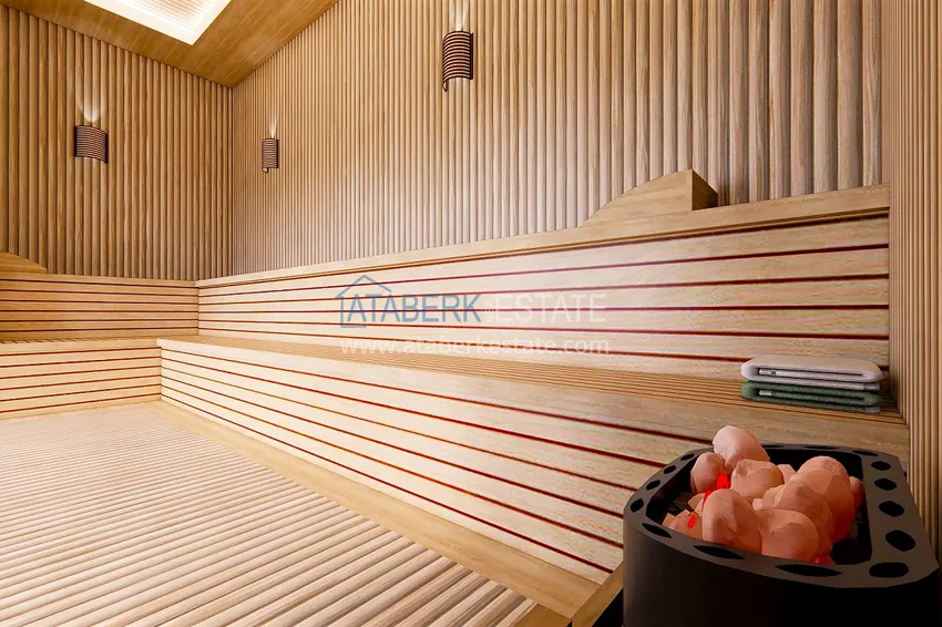 Новый проект элитной резиденции с отельной инфраструктурой Алания - Авсаллар 43 