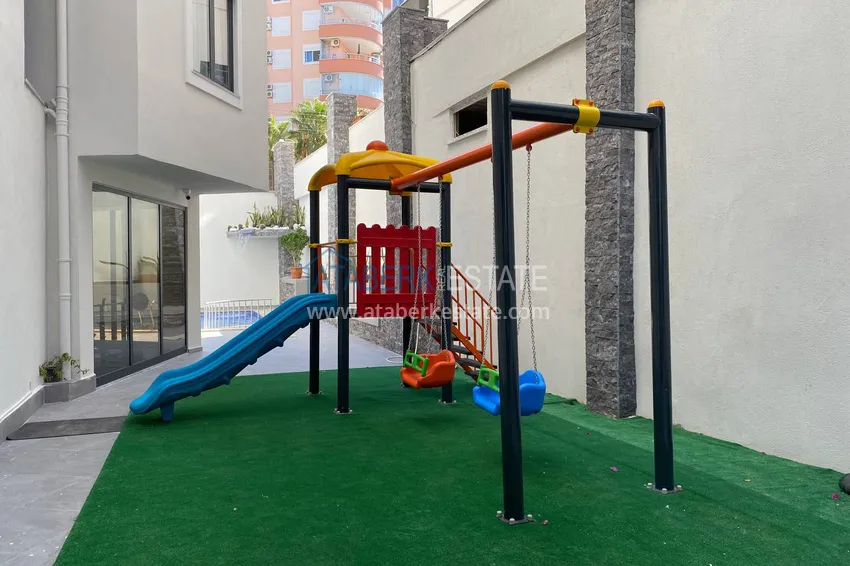 Квартира с новой мебелью в Алании – район Тосмур, в современном комплексе 3 